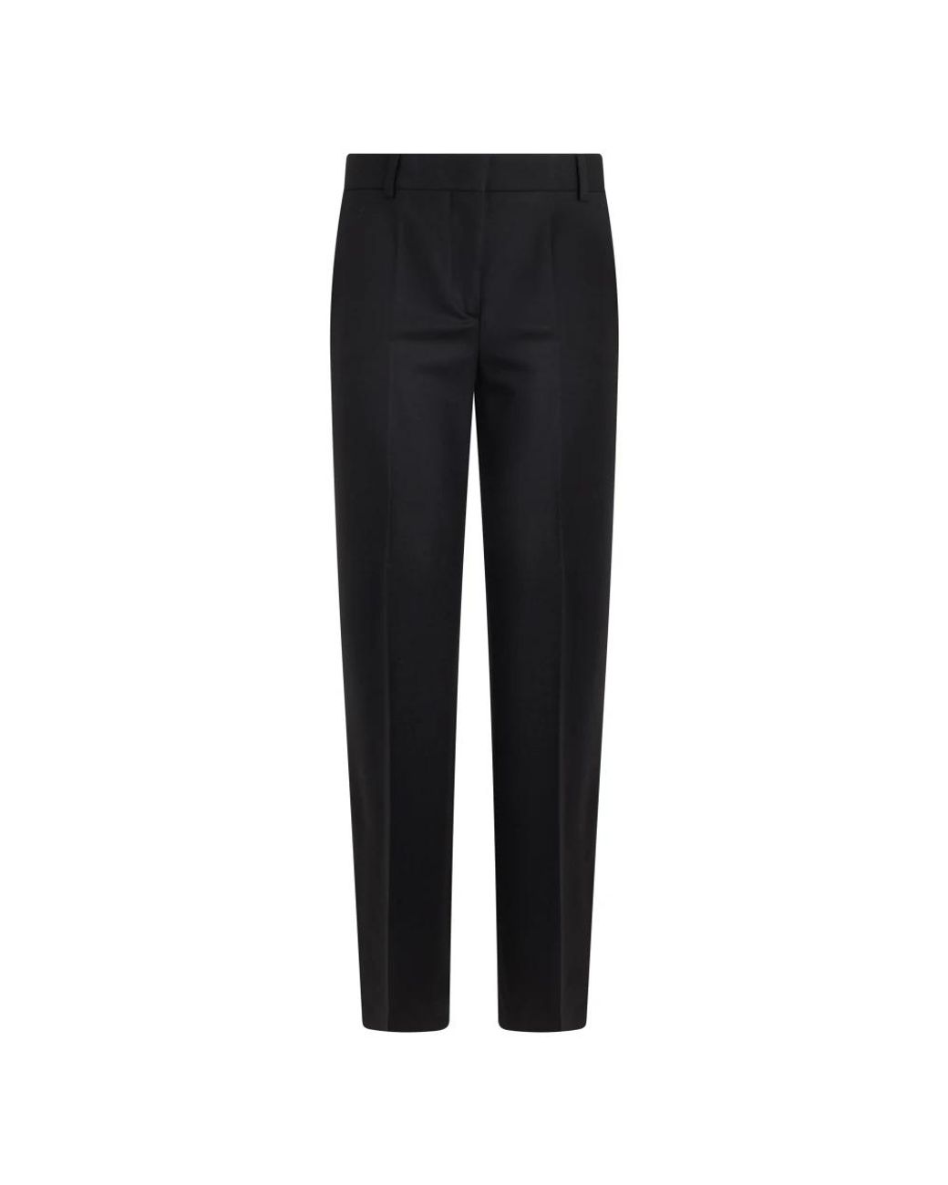 Alberta Ferretti Black Slim-Fit Trousers
