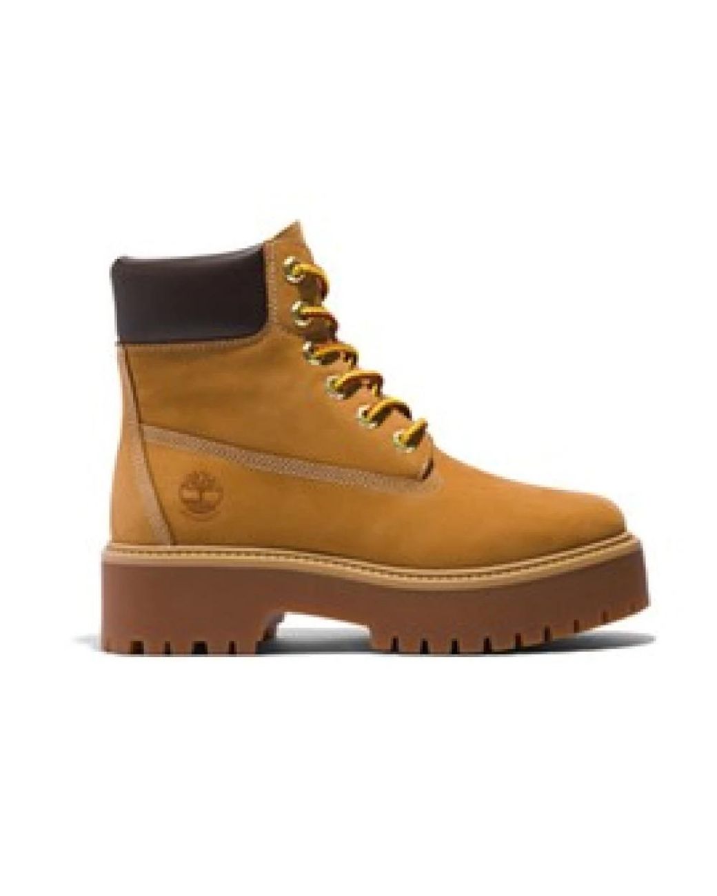 Timberland Brown Lace-Up Boots