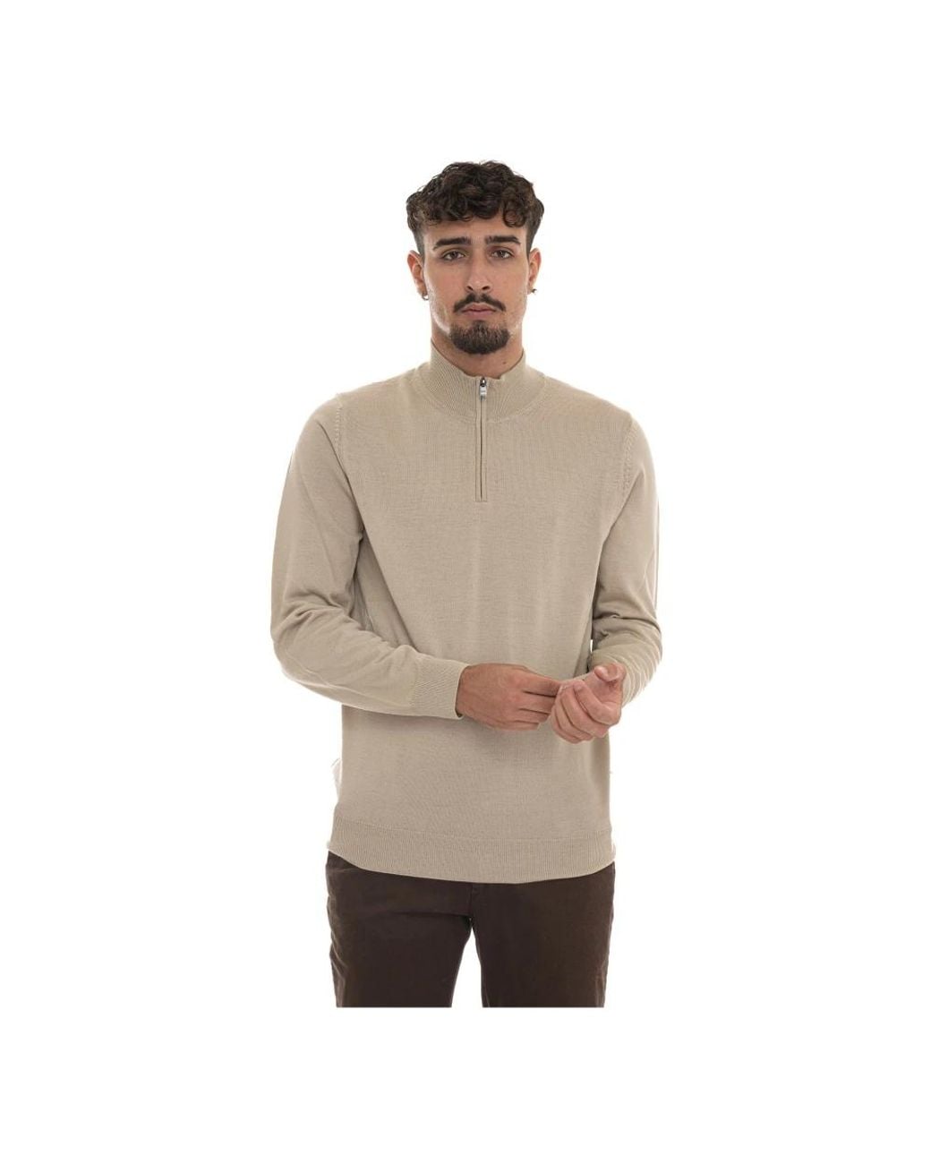 Boss Natural Turtlenecks for men
