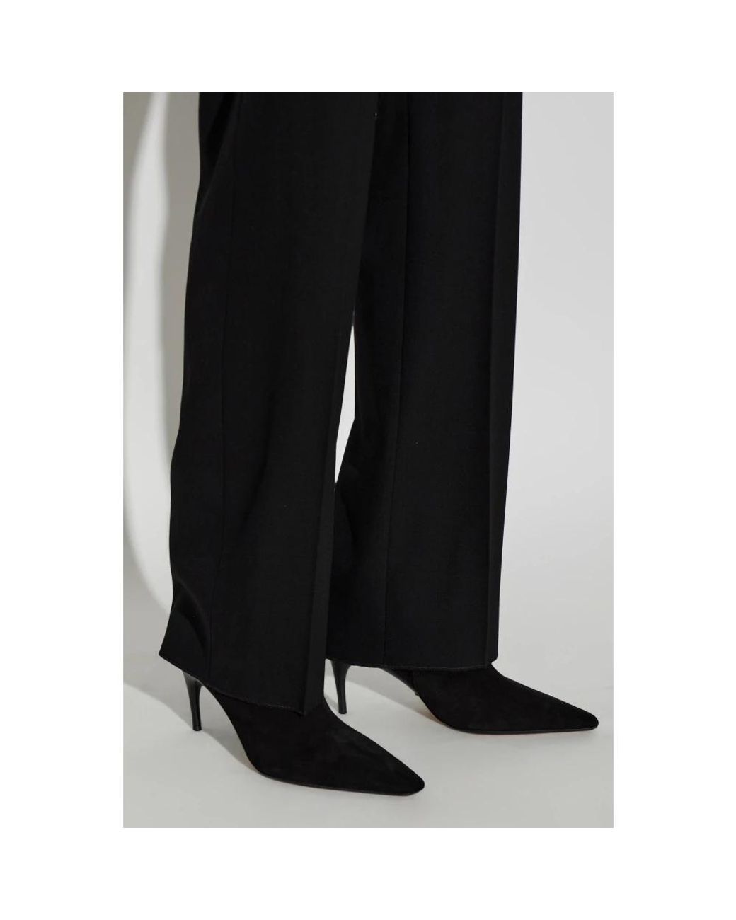 Balenciaga Black Heeled Boots