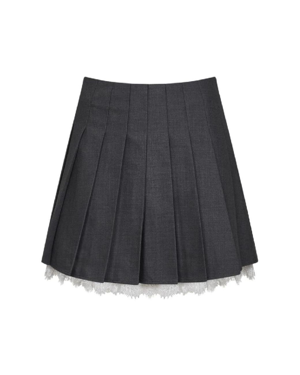 Self-Portrait Gray Short Skirts