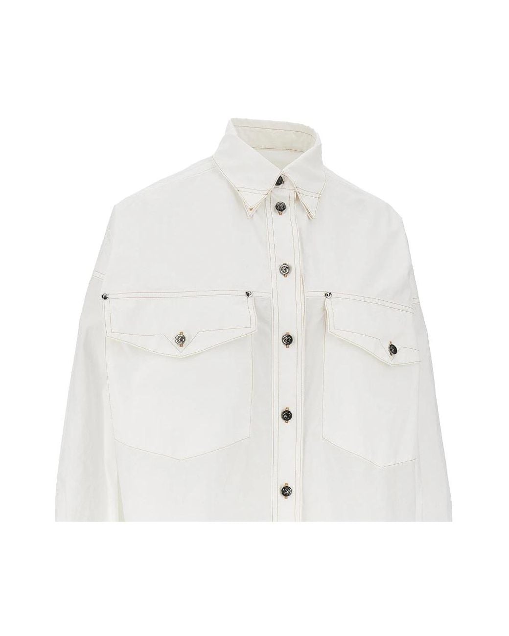 Shirts Versace de color White