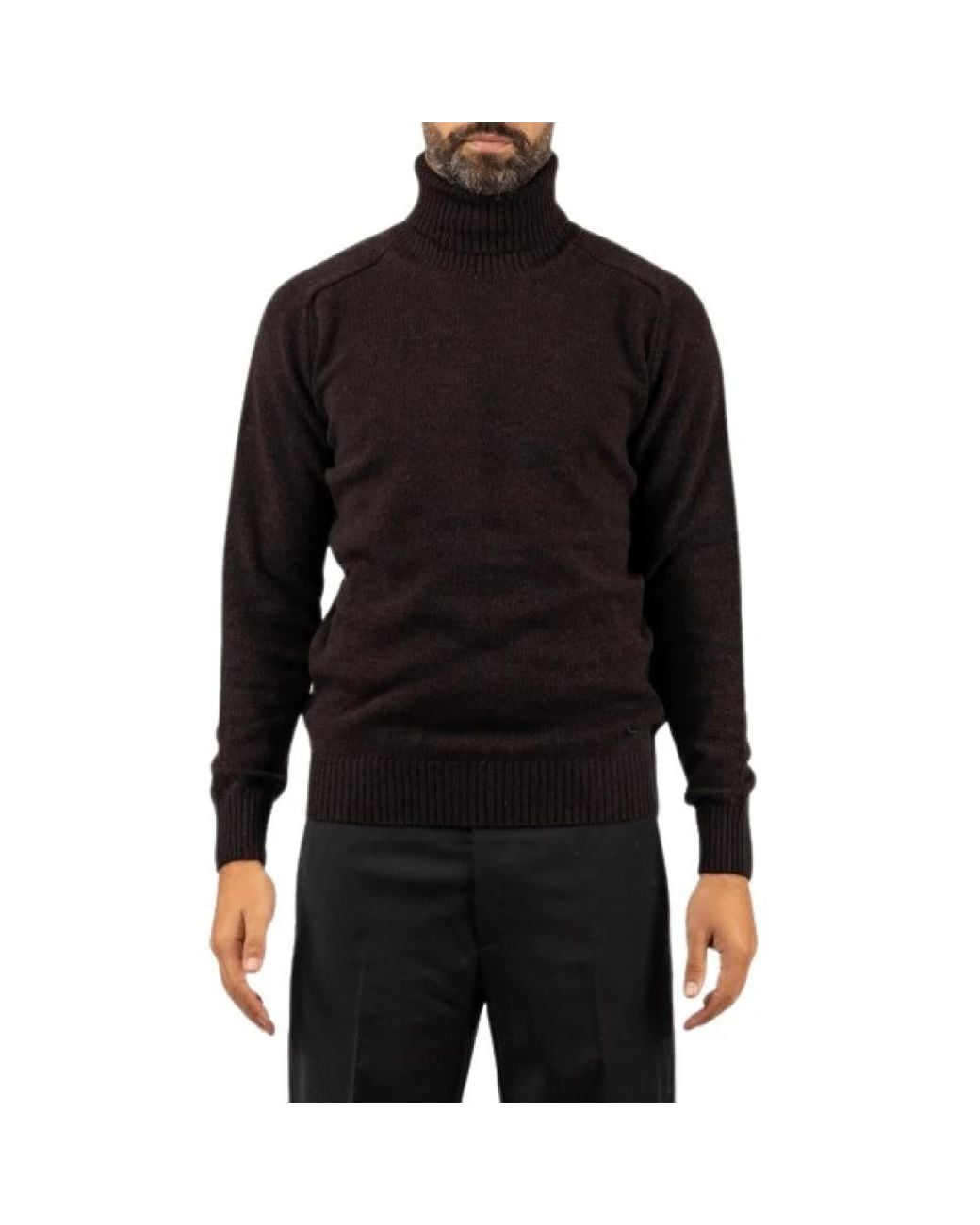 Brooksfield Rollkragenpullover in Black für Herren