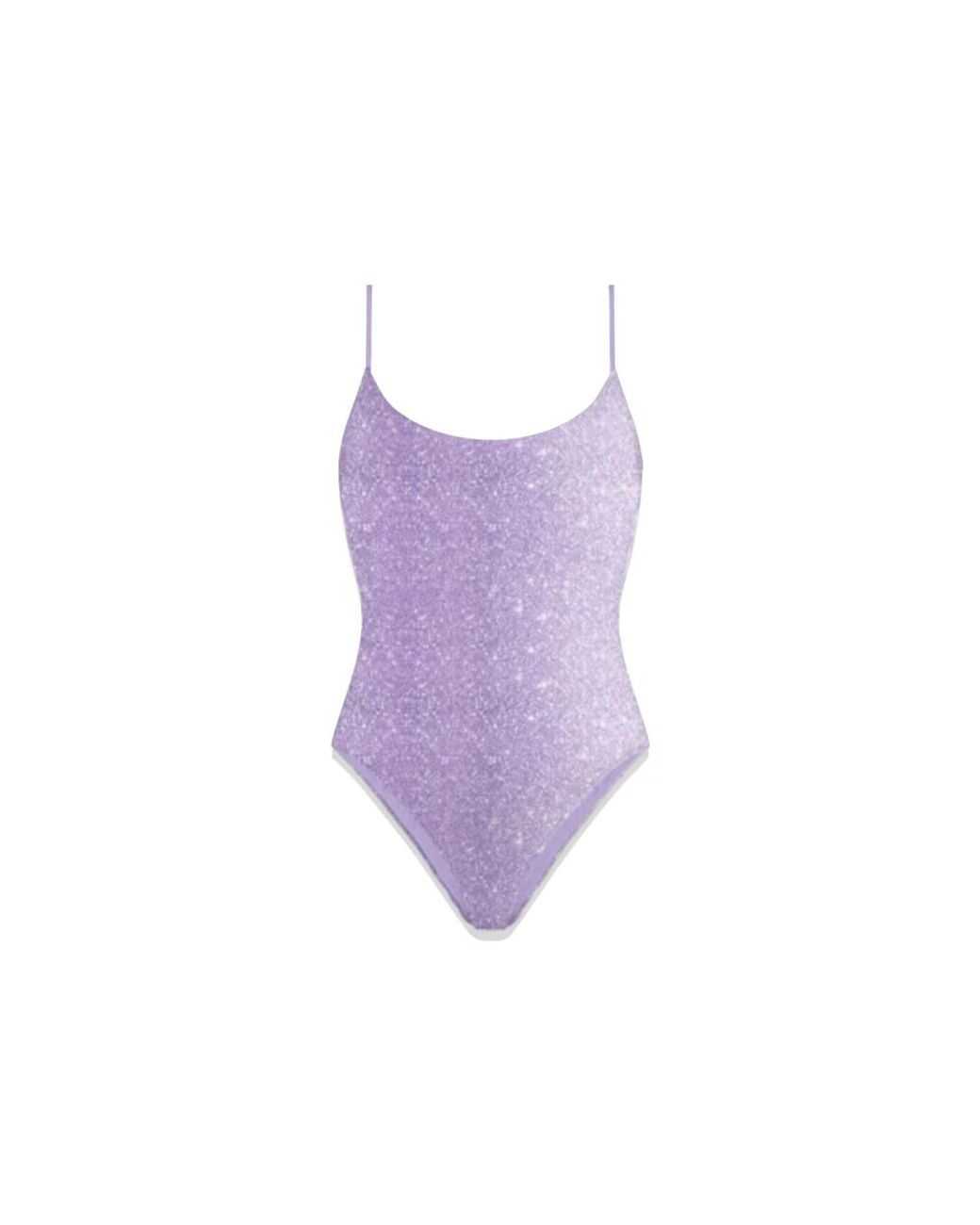 Mc2 Saint Barth Badmode ,Paars ,Lurex Badpak Eendelig in het Purple