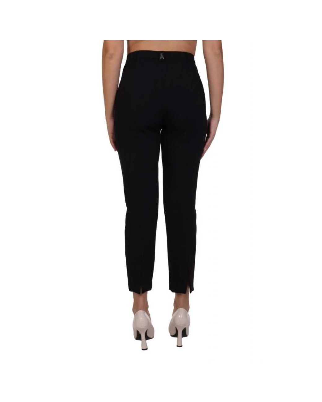 Patrizia Pepe Black Cropped Trousers