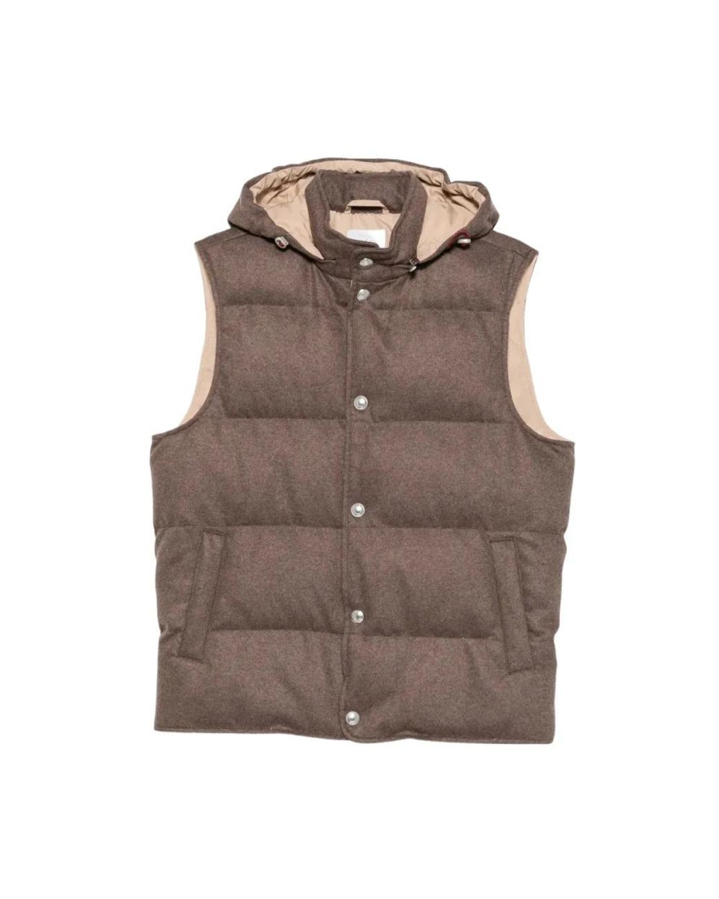 Eleventy Brown Waistcoats for men