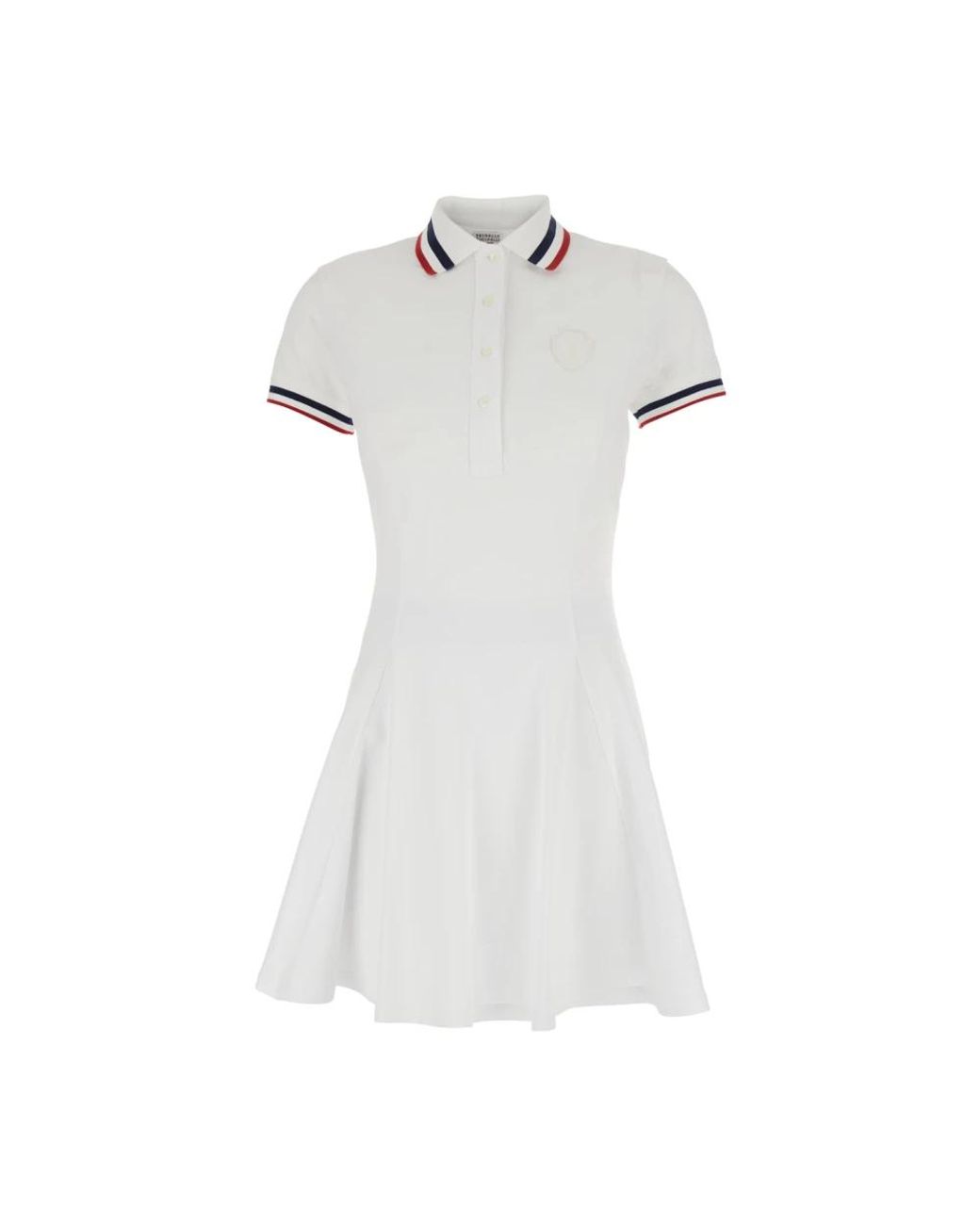 Brunello Cucinelli White Short Dresses