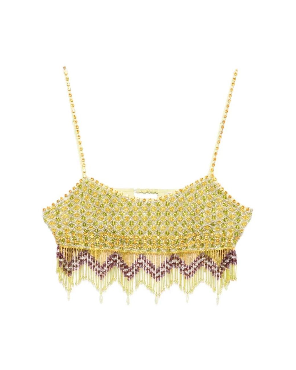 Sleeveless Tops Bode en coloris Yellow