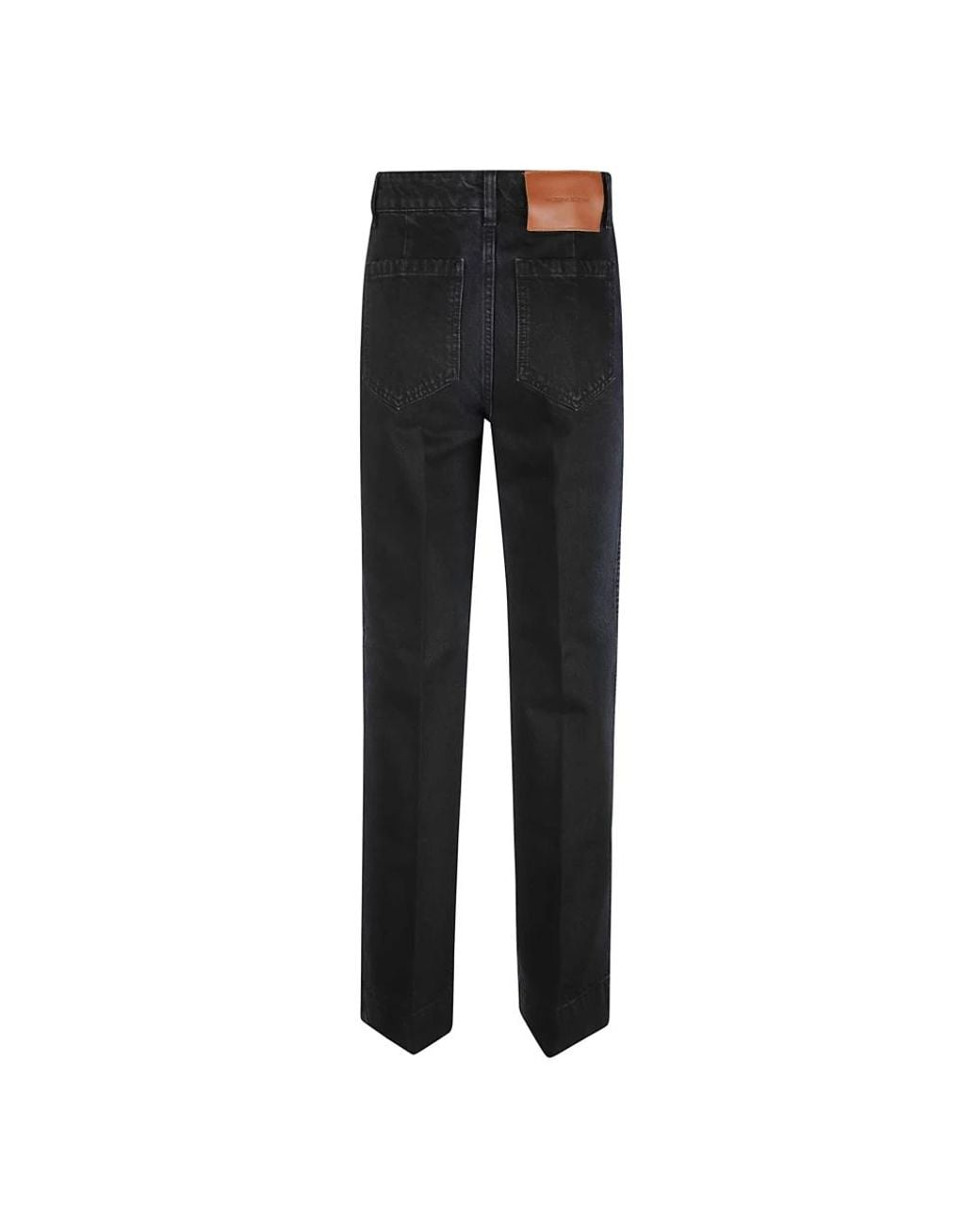Victoria Beckham Black Wide Jeans