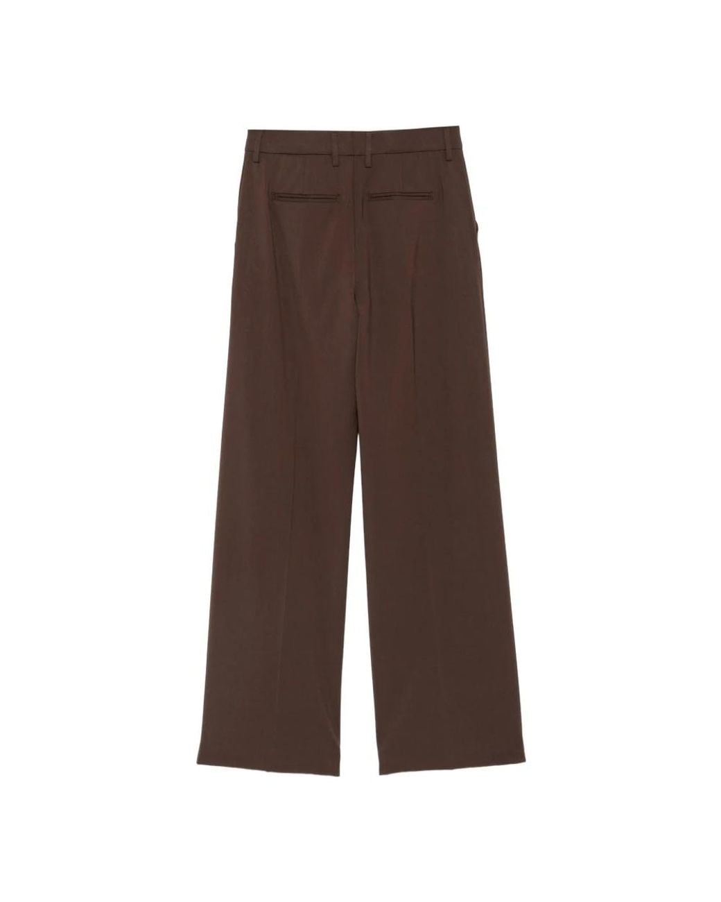 Dondup Brown Wide Trousers