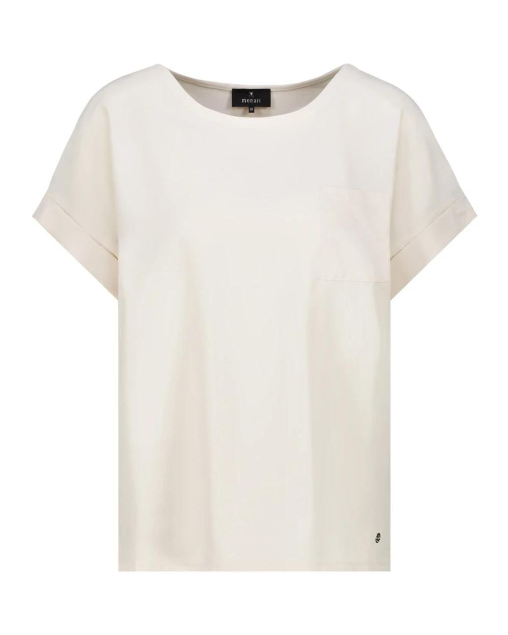 Monari Basic Blouse Shirt in het White