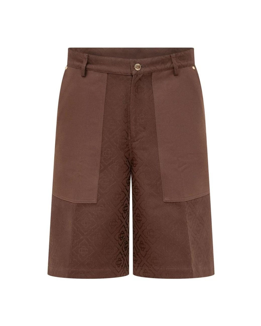 Casablanca Brown Casual Shorts for men
