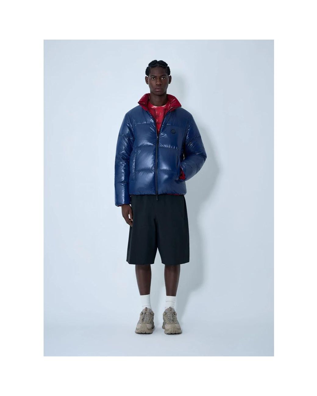 Down Jackets Moncler pour homme en coloris Blue