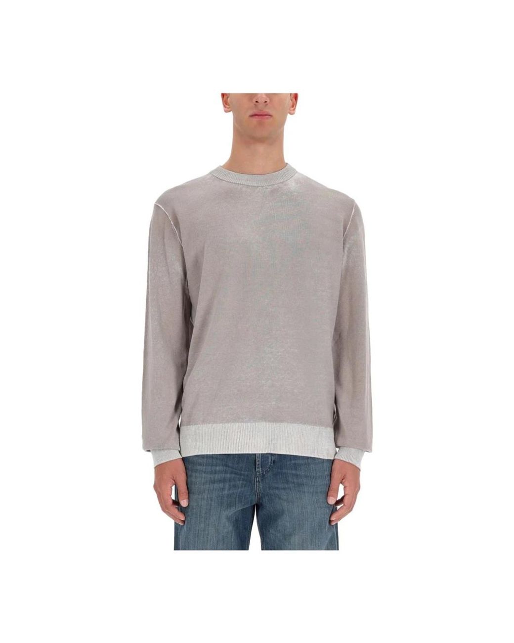 DIESEL Gray Sweatshirts for men