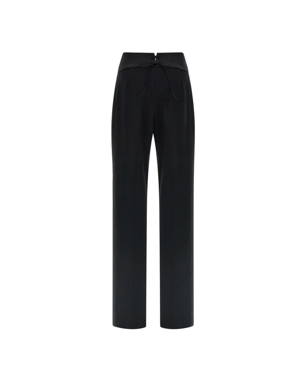 Ermanno Scervino Black Straight Trousers
