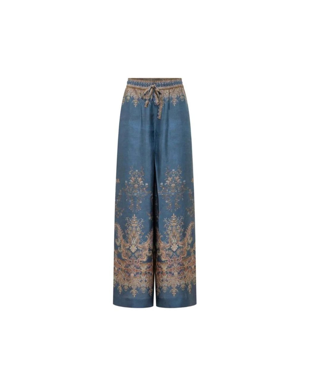 Zimmermann Blue Wide Trousers