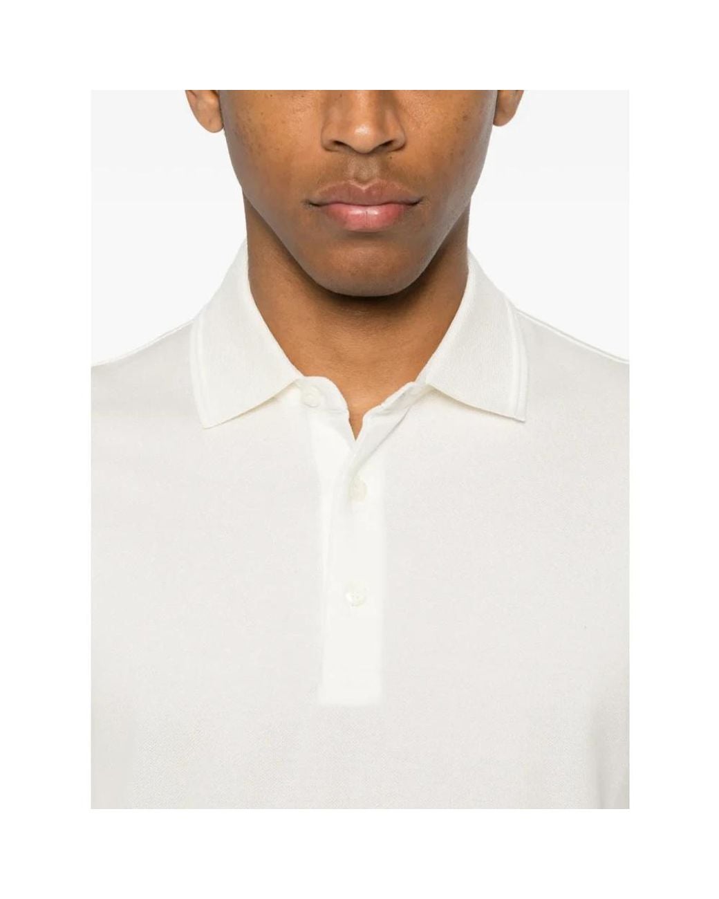 Canali White Polo Shirts for men