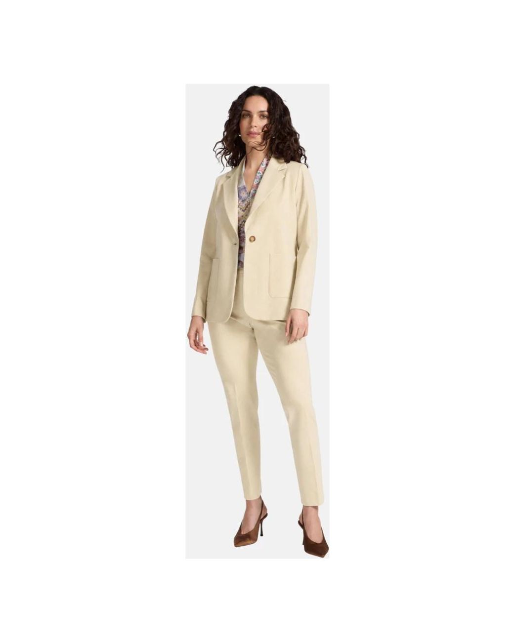 Elena Miro Natural Blazers