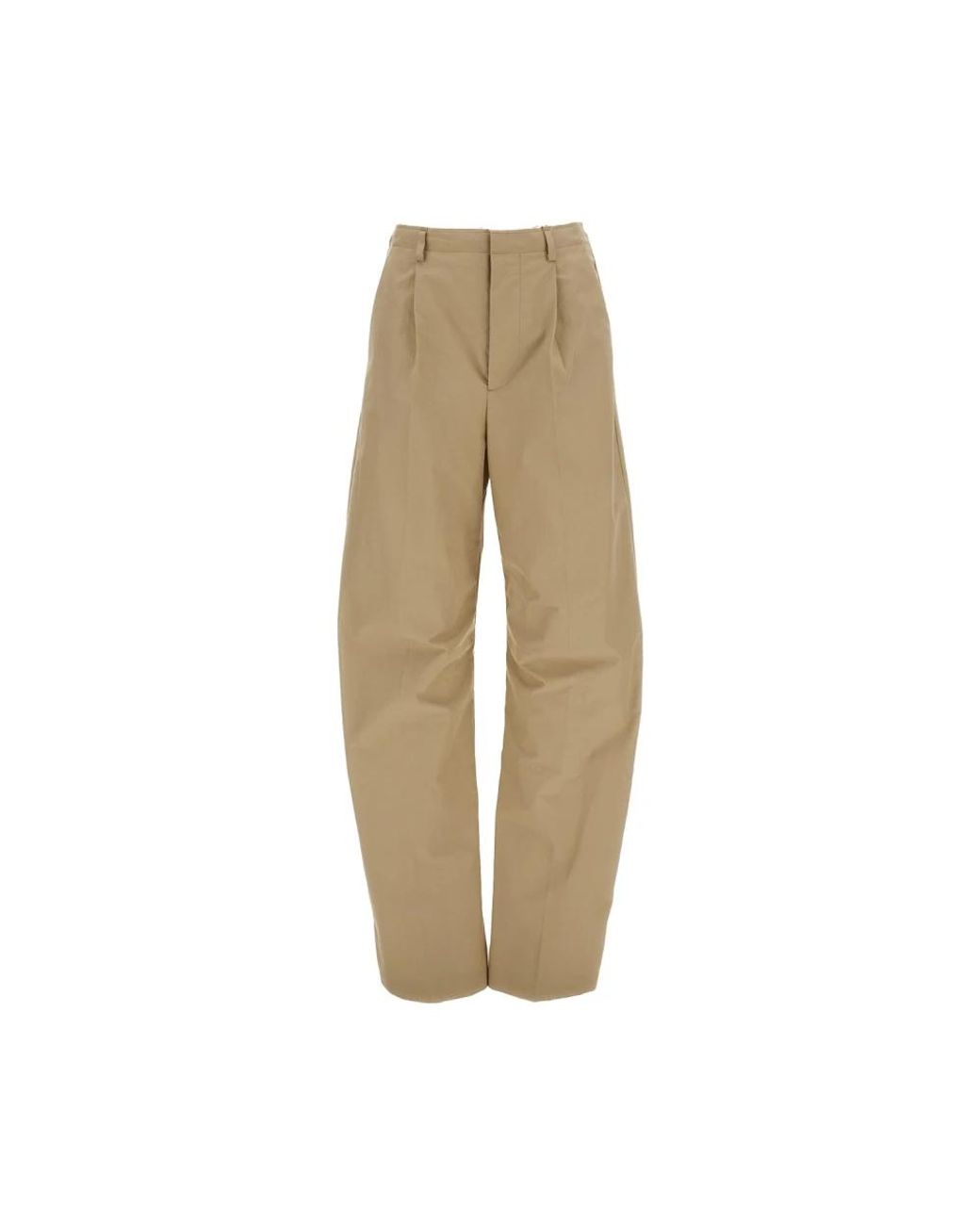 MM6 by Maison Margiela Natural Wide Trousers