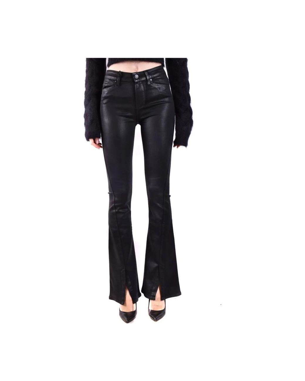 PAIGE Black Flare Jeans