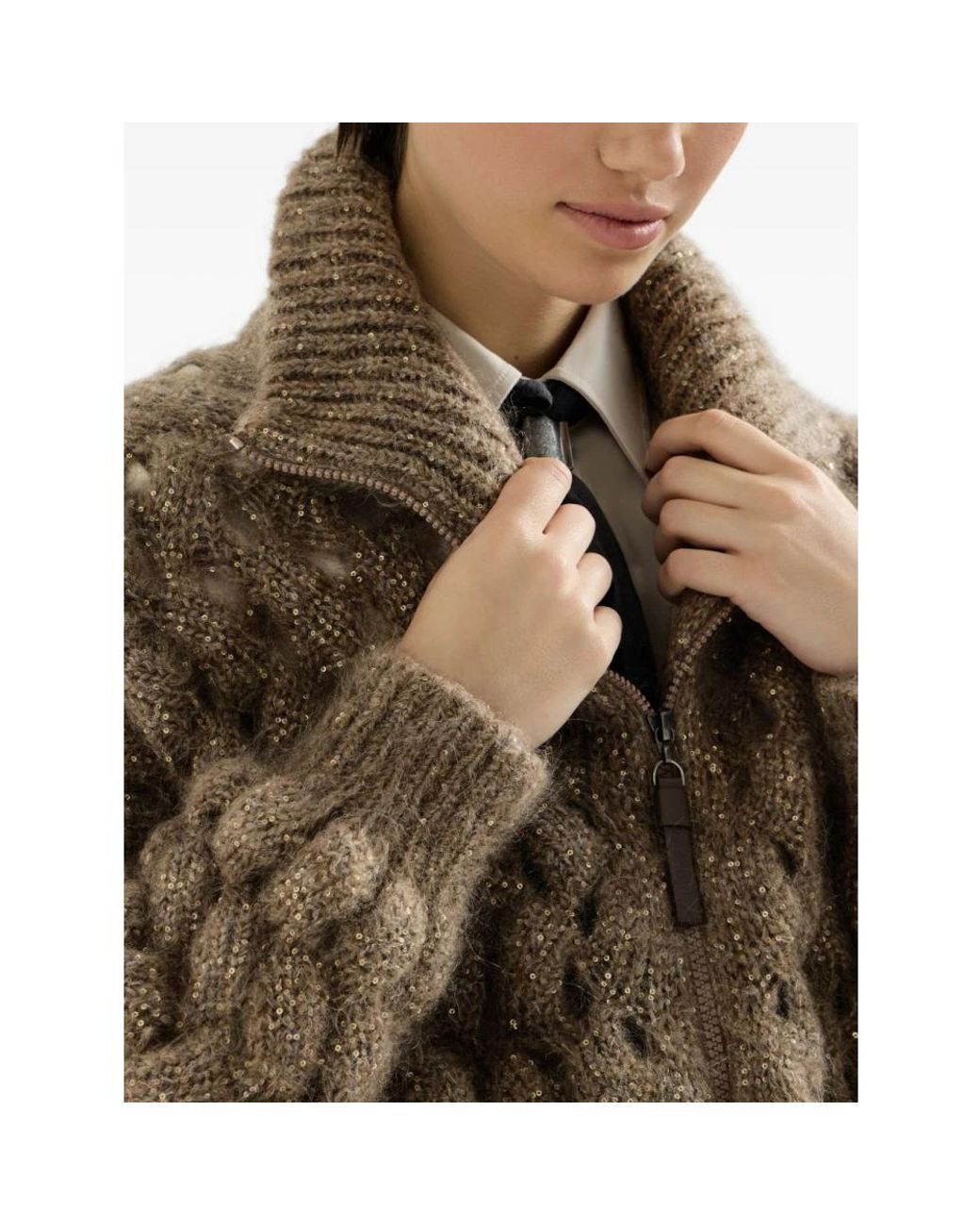 Brunello Cucinelli Green Cardigans