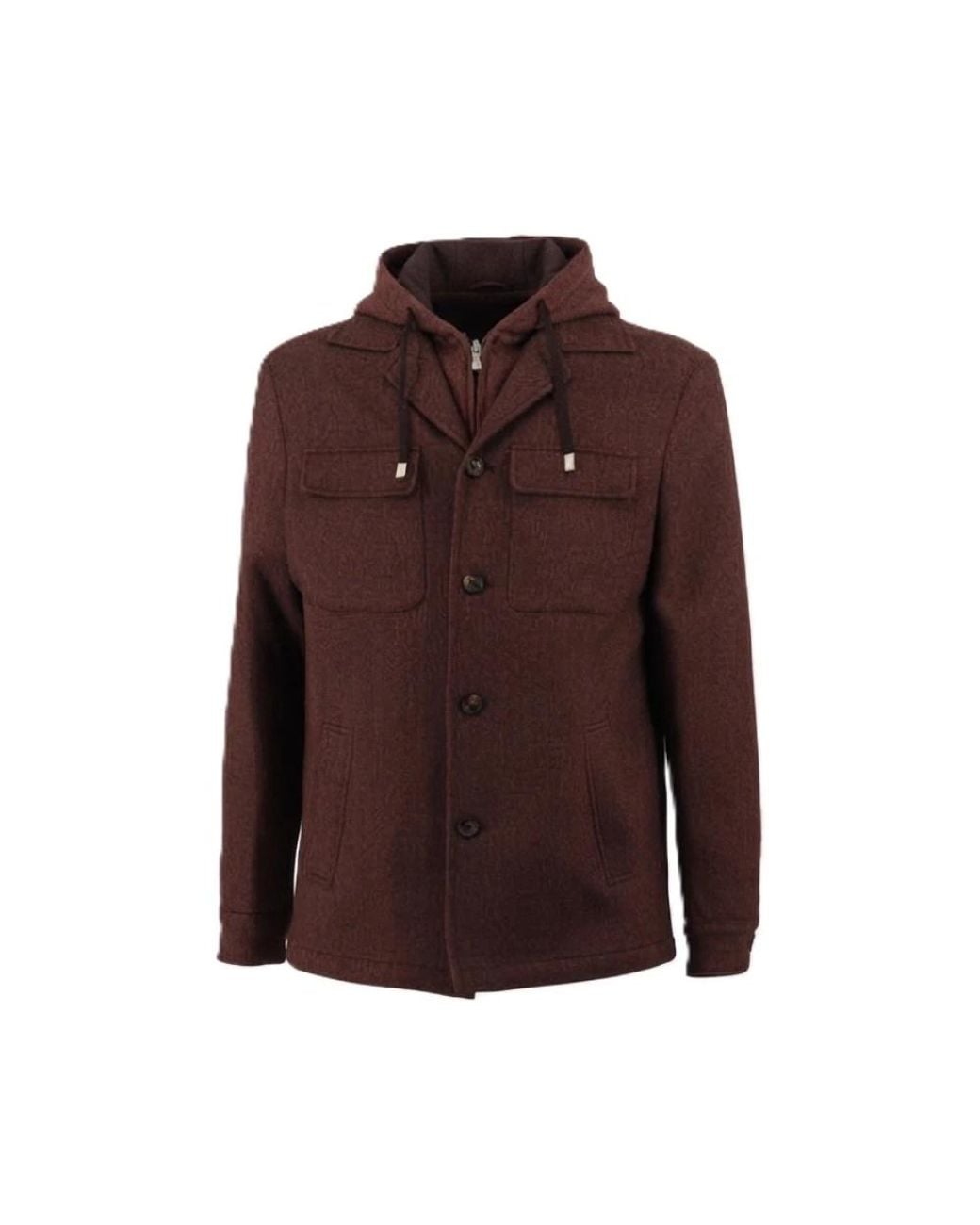 Eleventy Brown Light Jackets for men