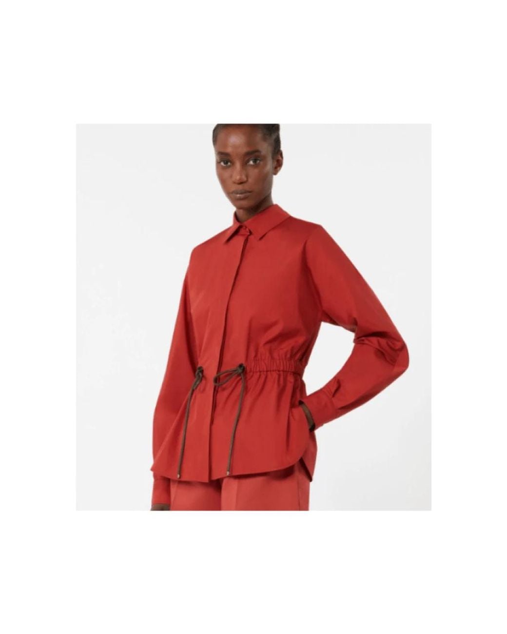 Max Mara Red Shirts