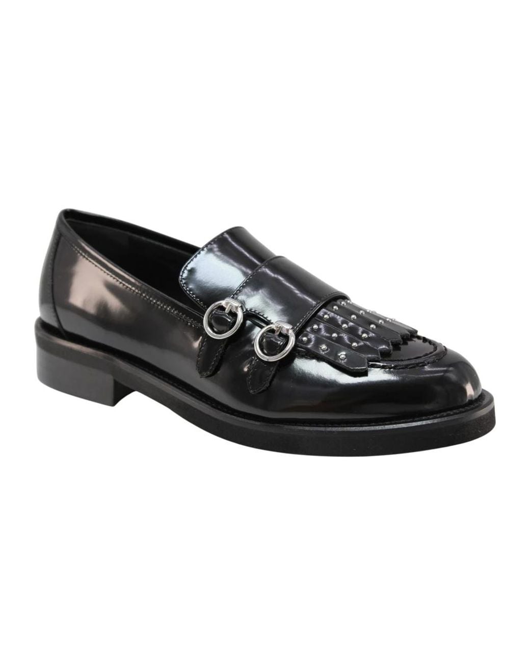 Luca Grossi Black Loafers