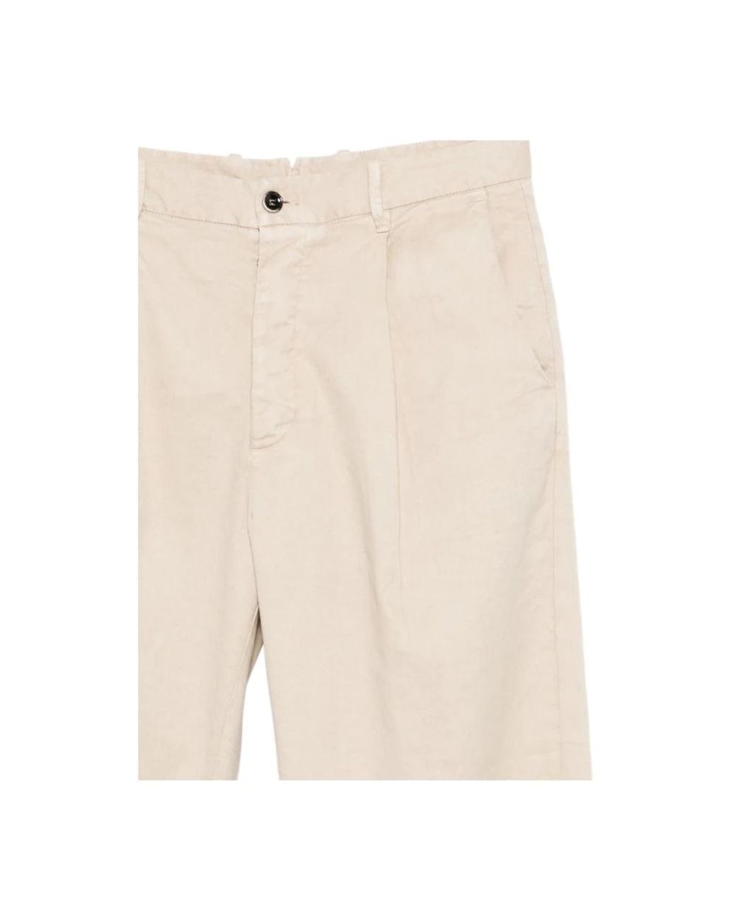 Nine:inthe:morning Natural Straight Trousers for men