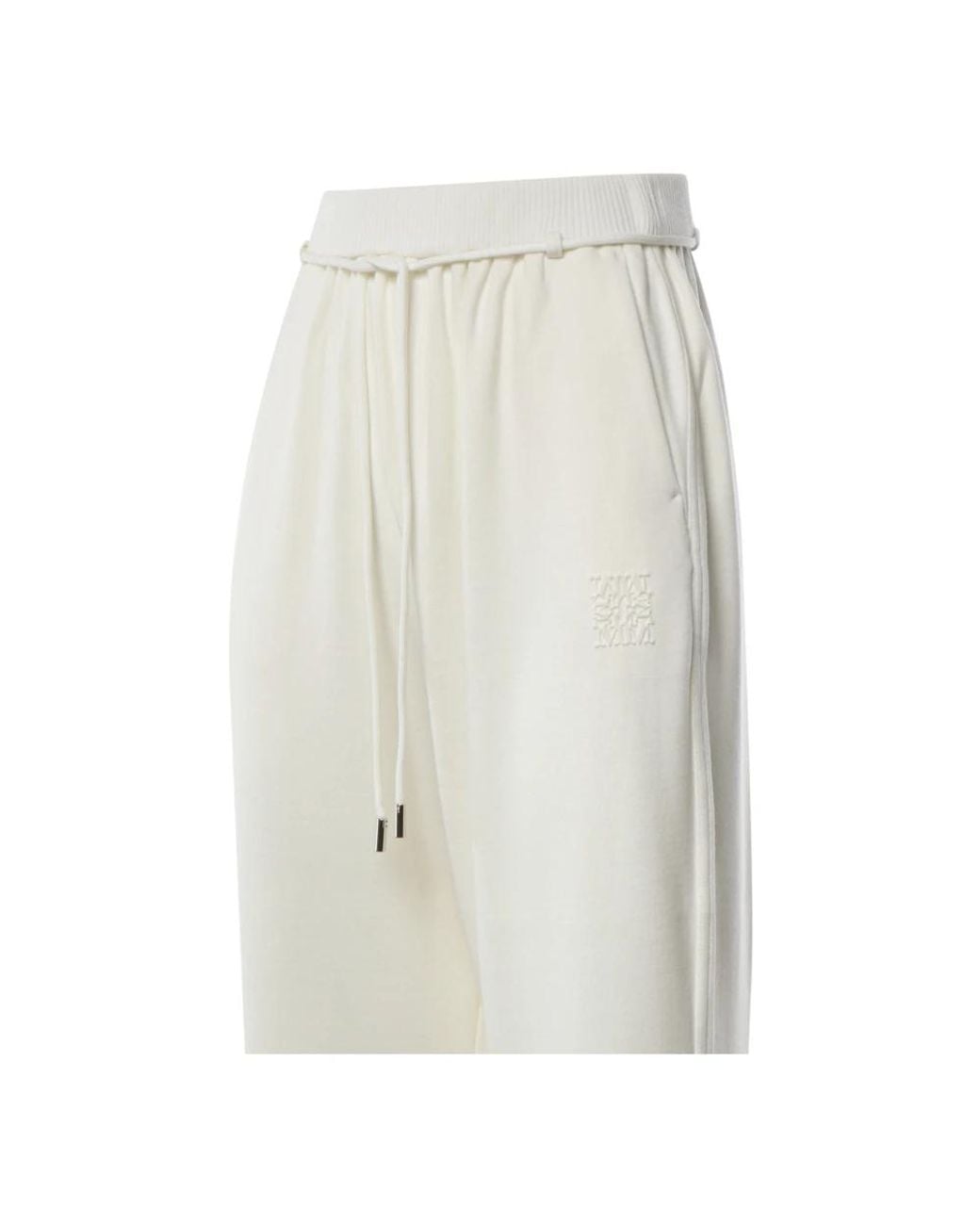 Max Mara White Sweatpants
