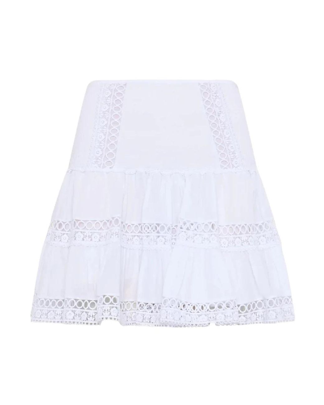 Charo Ruiz White Short Skirts
