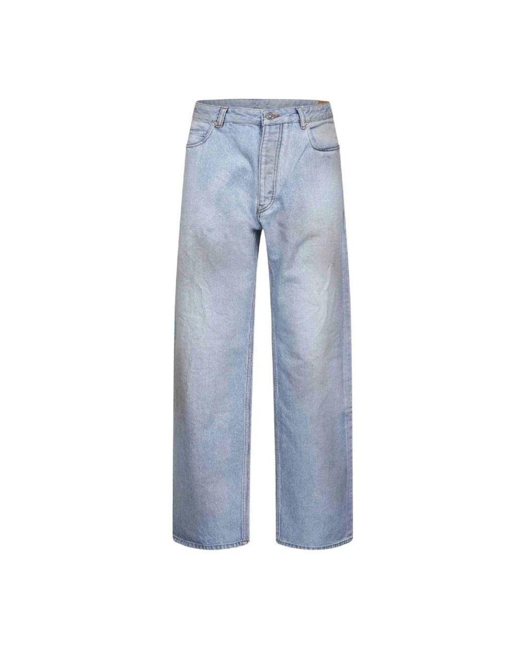 Balenciaga Blue Straight Fit Jeans for men