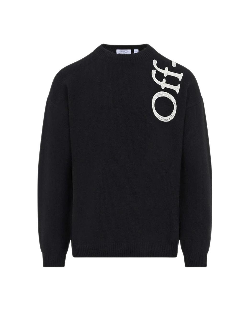 Off-White c/o Virgil Abloh Blue Round-Neck Knitwear for men