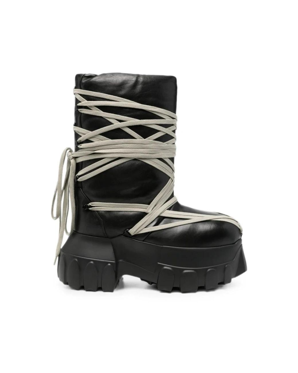 Rick Owens Black Winter Boots for men