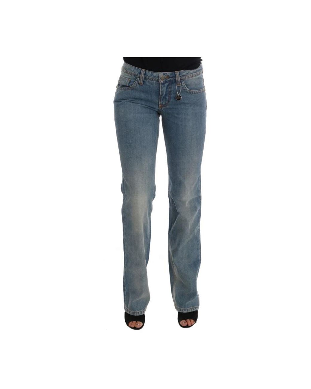 CoSTUME NATIONAL Blue Boot-Cut Jeans
