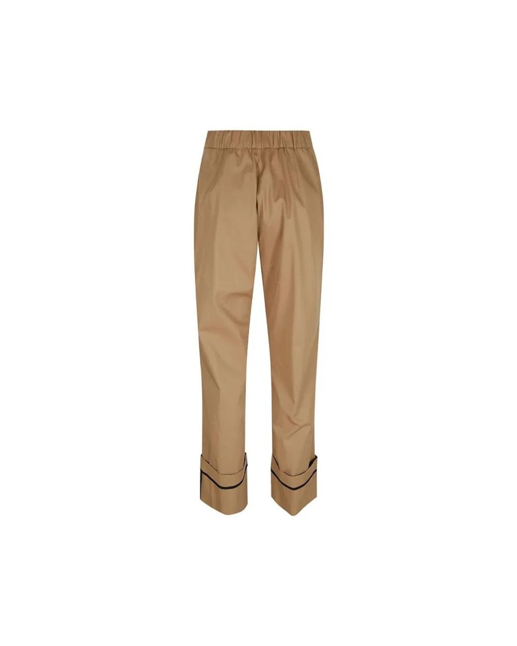 Wide Trousers Herno de color Natural