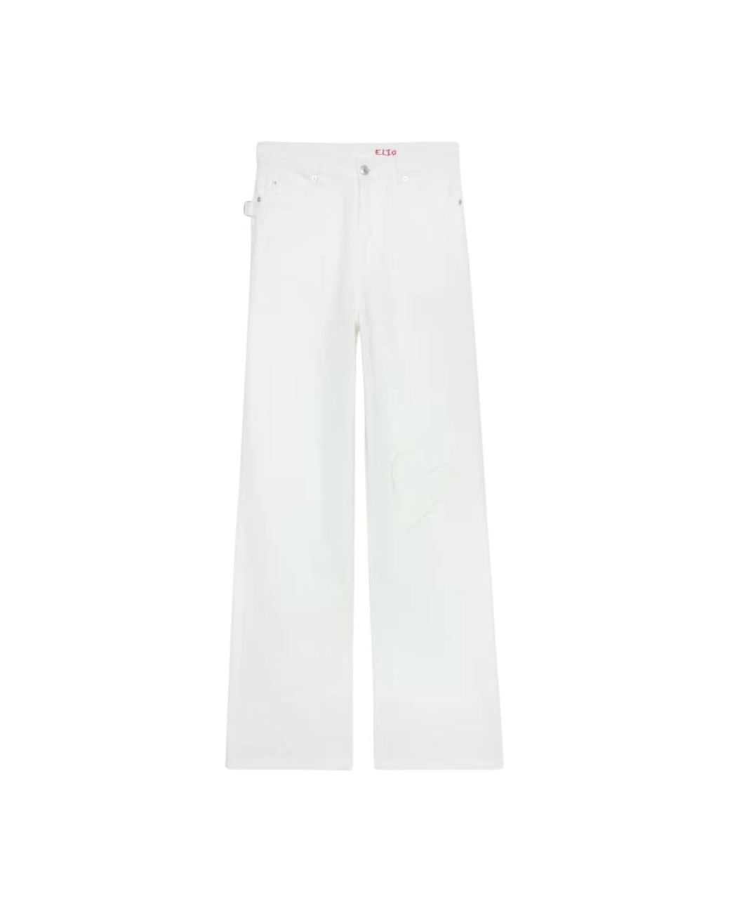Zadig & Voltaire White Wide Trousers