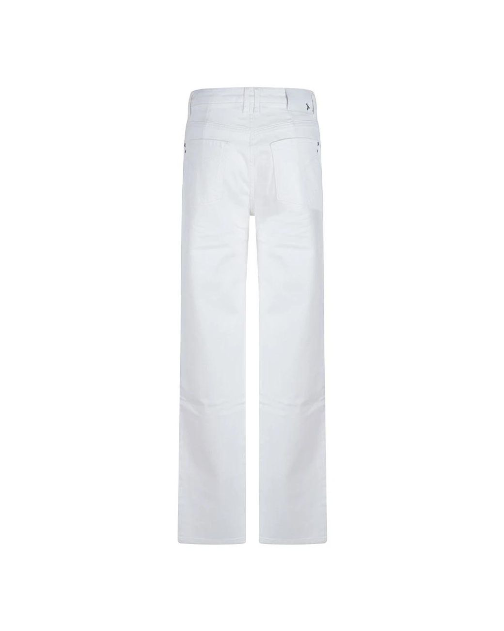 Patrizia Pepe White Straight Jeans