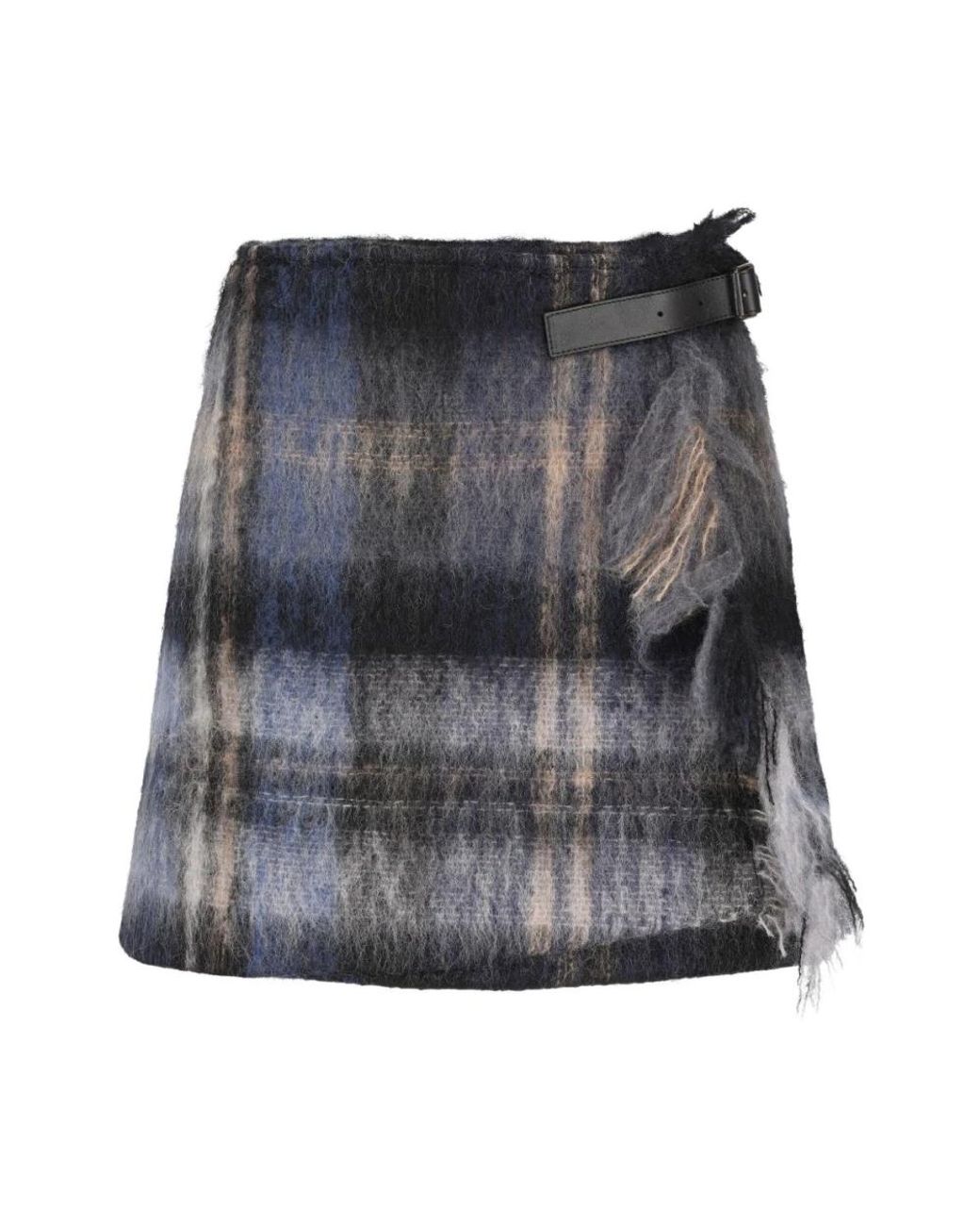 Loewe Gray Short Skirts