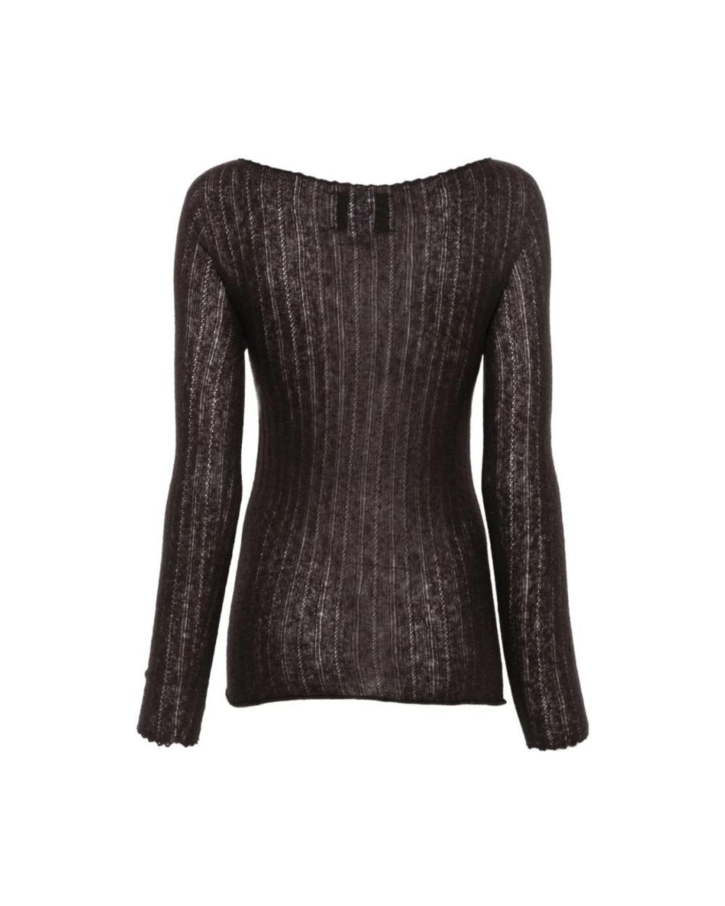 Vanisé Black Round-Neck Knitwear