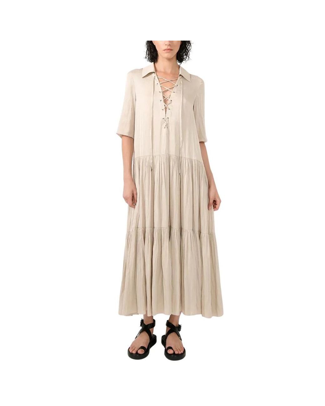 Barbara Bui Jurk E26 in het Natural