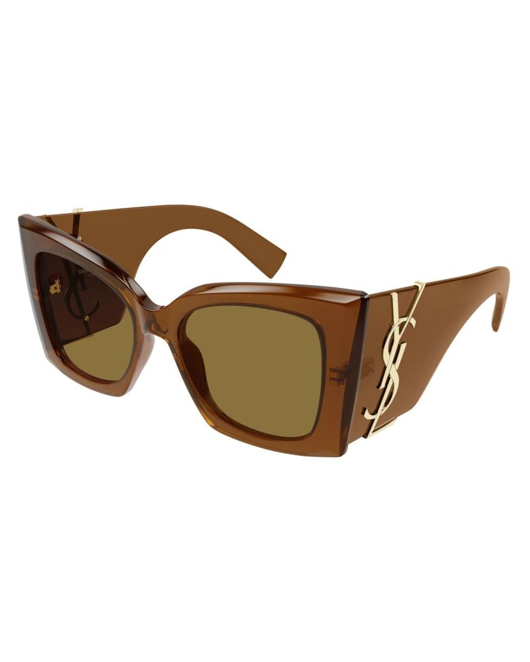 Saint Laurent Brown Blaze Crystal