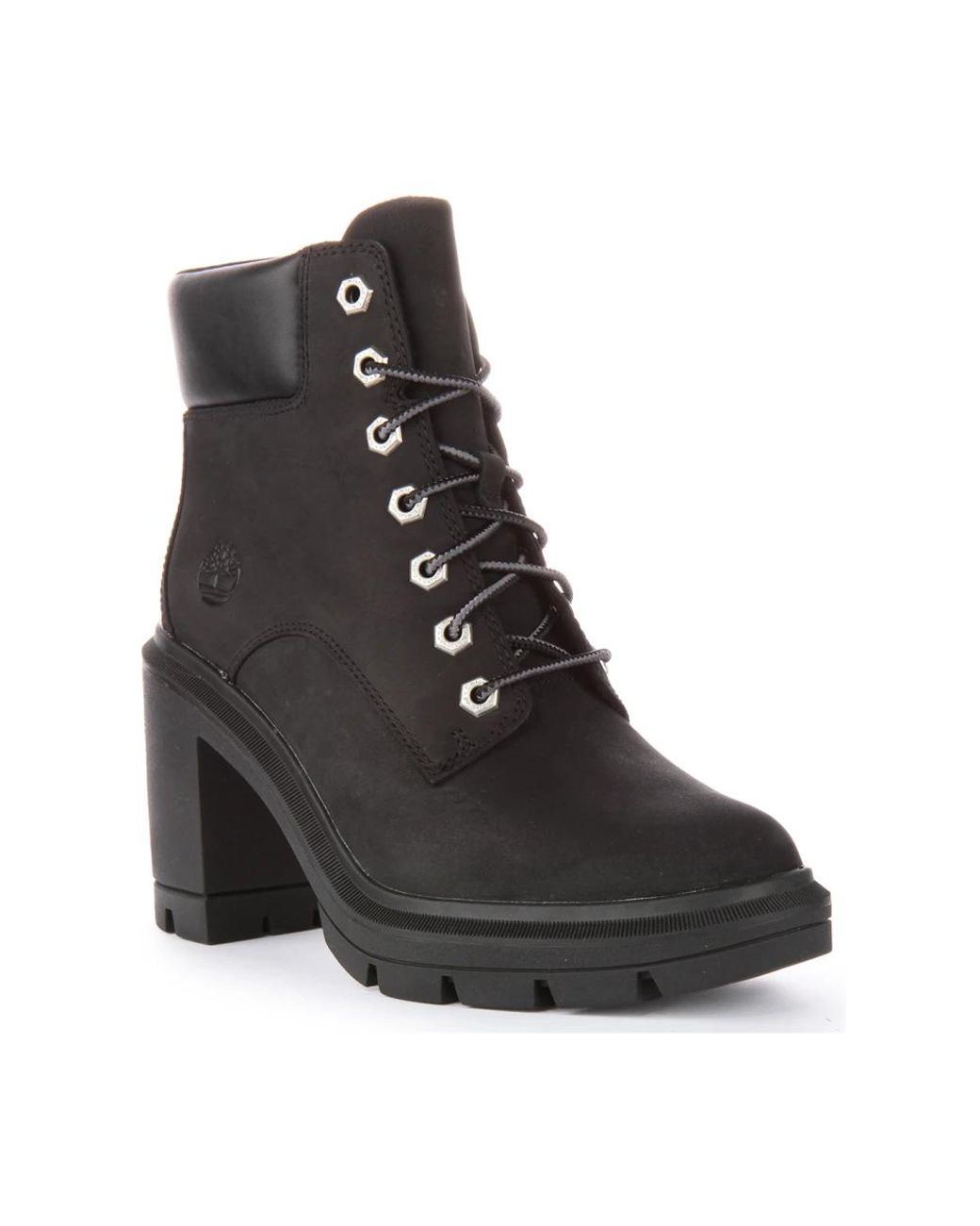Timberland Black Heeled Boots