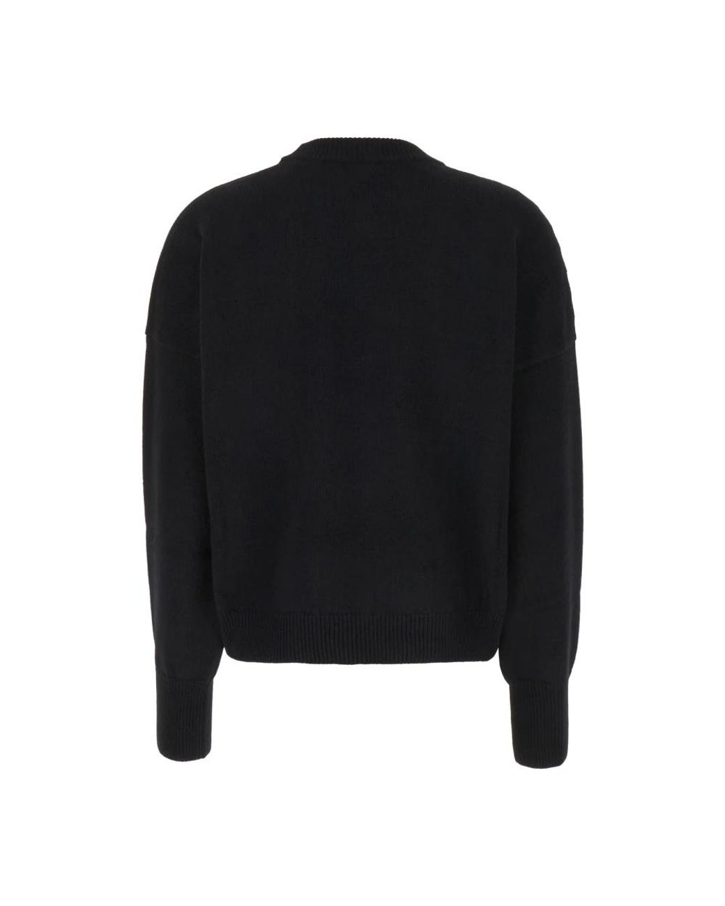 Dolce & Gabbana Black Round-Neck Knitwear