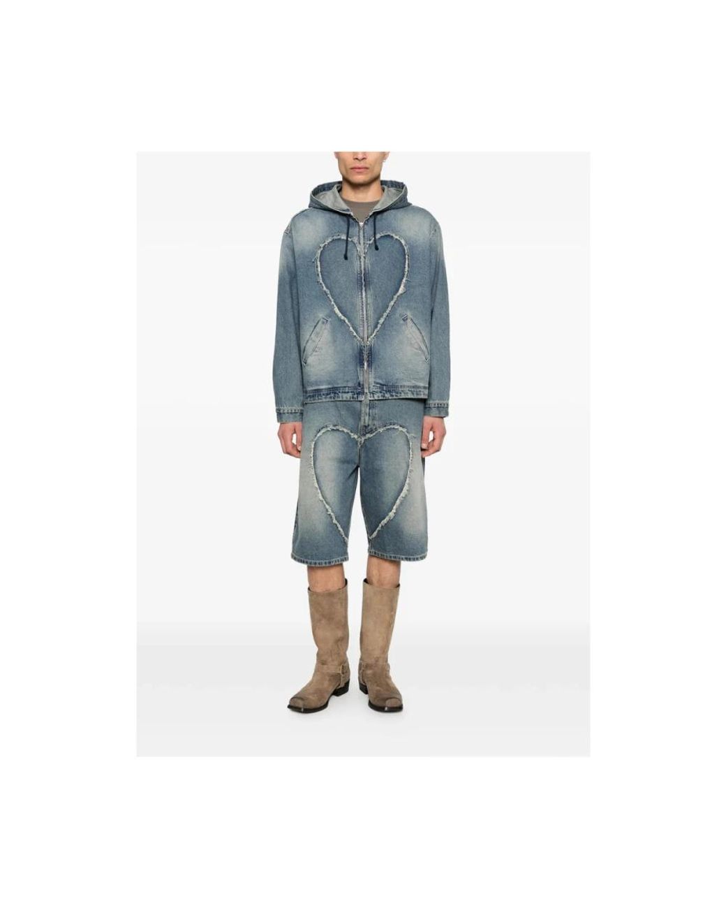Carne Bollente Blue Denim Jackets for men