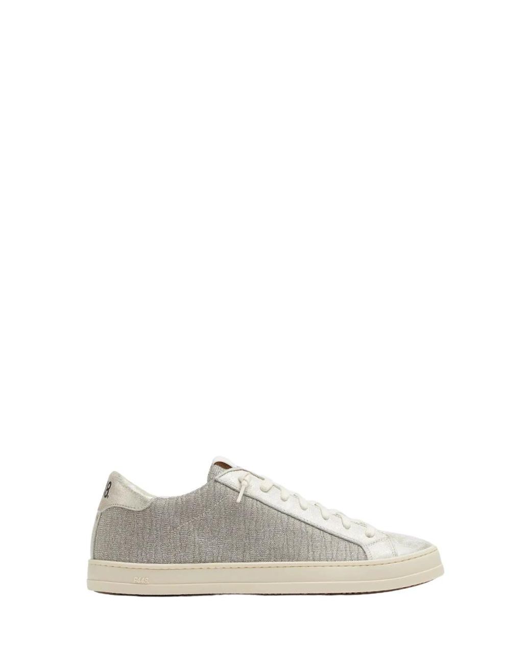 P448 Schoenen ,Grijs ,Leer Goud-Tahiti Sneakers John 23 in het Gray