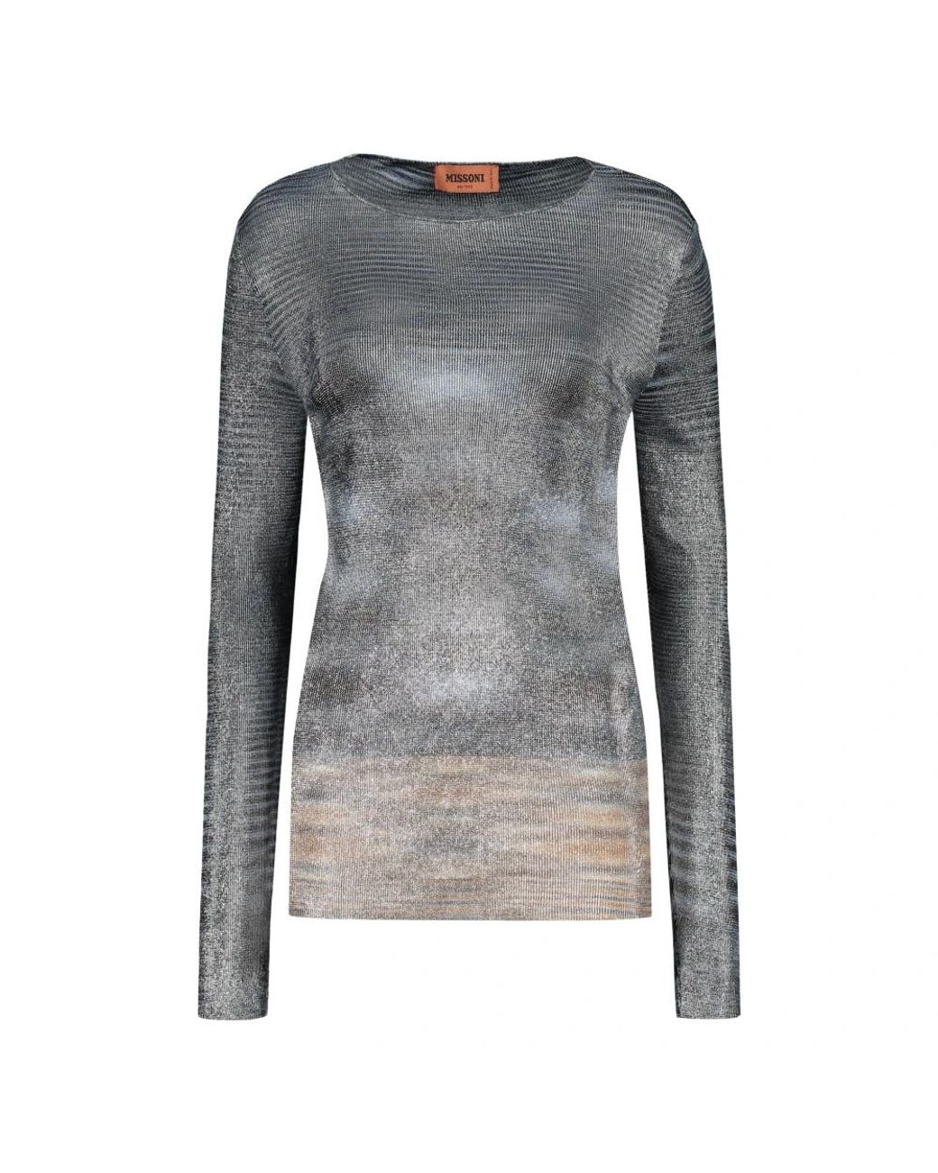 Missoni Gray Long Sleeve T-Shirts