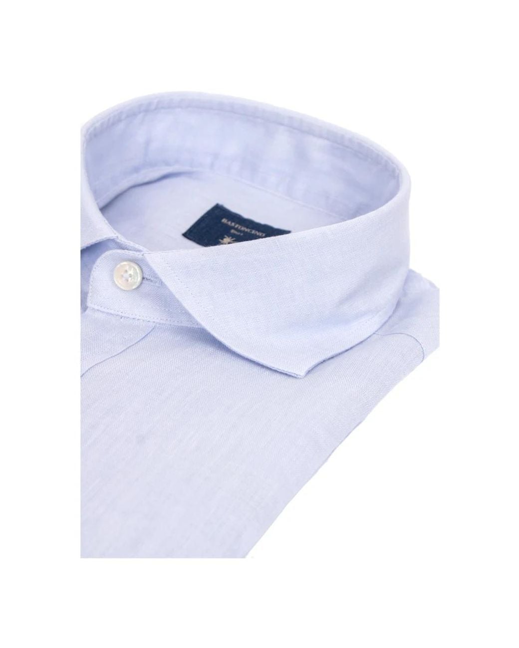 BASTONCINO Blue Casual Shirts for men