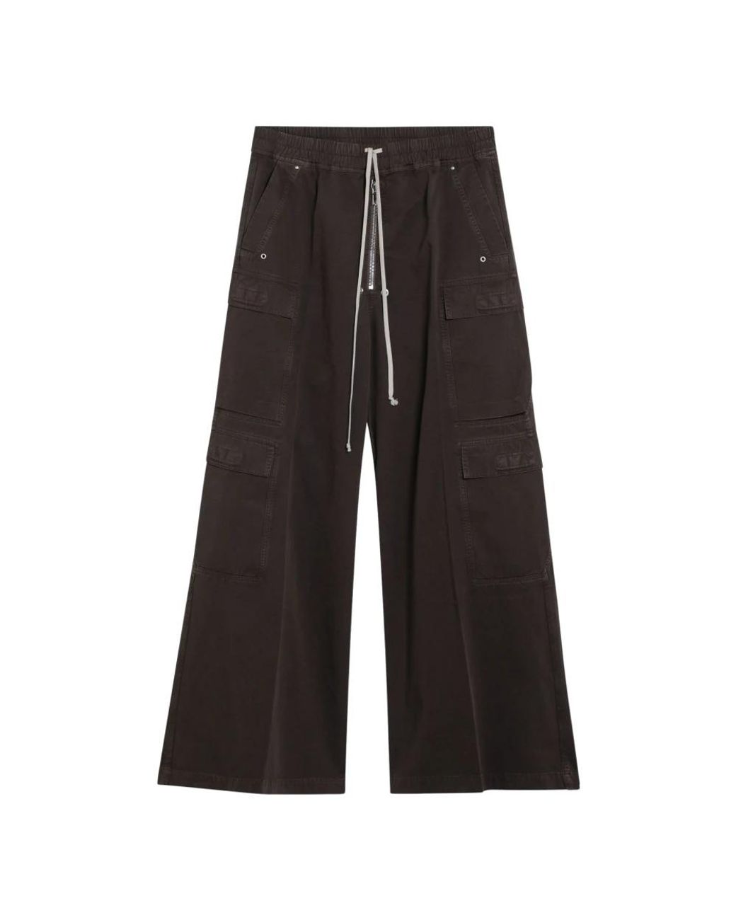 Rick Owens Black Wide Trousers for men