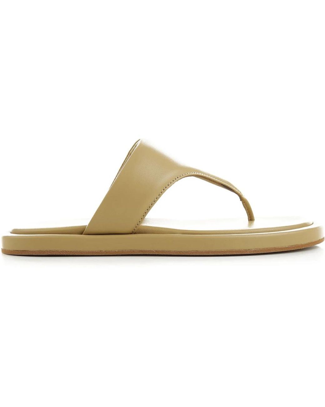 Liviana Conti Metallic Flip Flops
